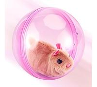 Automatic Cat Ball - 4.92 Inches, Cute Hamster Electric Toy, 360 Degree Rotating | Moving Pet Ball, Interactive Exercise Toy, Self Rolling Plaything For Cats, Kittens, Dogs And Indoor Outdoor Activity