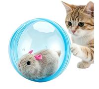 Automatic Cat Ball - 4.92 Inches, Cute Hamster Electric Toy, 360 Degree Rotating | Moving Pet Ball, Interactive Exercise Toy, Self Rolling Plaything For Cats, Kittens, Dogs And Indoor Outdoor Activity