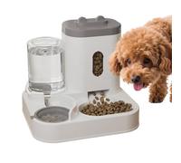 Automatic Cat Feeder - 2.2L 1L | Food and Water Dispenser | Cat Dog Feeder | Double Bowl Feeding Station graavity Waterer Food Station for Small Pets Indoor Outdoor Travel Use