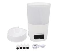 Automatic Cat Feeder 3L Timed Cat Dry Food Dispenser Timed Cat Feeder with Dry Food Sealed Ring for Cats and Small Dogs (White WiFi Version)
