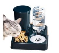 Automatic Cat Feeder and Water, 2 in 1 Pet Feeder, Non-Slip Pet Feeder, Portable Pet Food Dispenser, Automatic Pet Water Dispenser, Detachable Automatic Cat Feeder, Cat and Dog Feeder and Water
