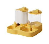 Automatic Cat Feeder and Water, Automatic Feeder Station, 12.8x11.81 inches Dispenser with Level, Spill Proof Bowl, Animal Feeding Set with Double, Pet Food Server for Puppy & Kitten