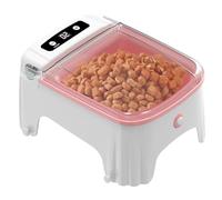 Automatic Cat Feeder - Auto Pet Food Dispenser | Timed Cat Automatic Lid Opening Feeding Bowl, Pet Dry Food Holder, AUT Puppy Feeders Suitable for All Breeds and Puppy