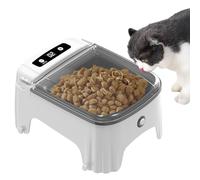 Automatic Cat Feeder, distributeur automatique pour animaux de compagnie, chargeur de chat timed cats, distributeur de nourriture électrique sec feeding Pets Bowl for Small Dog Chippy Kitten Indoor