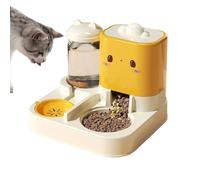 Automatic Cat Feeder, Large Capacity Pet Food and Water Dispenser, PP Convenient Feeding Solution, Suitable for Cats, Dogs, Puppies, Kittens, and Rabbits, 29x26x23cm