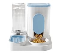 Automatic Cat Feeder - Pet Feeders and Drinker | Automatic Feeder Cat Dry Food, Pet Feeders, Large Capacity 2 in 1 Pets Supplies with Removable Food Bowl, Water Bowl for Puppy Kitten Animals