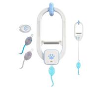 Automatic Cat Teaser - Door Mounted Kitten Entertainment Tool, Hanging Interactive Play Equipment, Exercise Enrichment Toy for Indoor Pets | Family Apartment Bedroom Living Space Home Office Fun