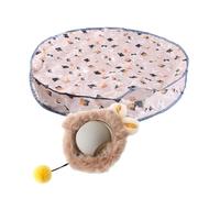 Automatic Cat Toy - Jouet interactif pour chats avec rolling ball -70 cm électrique Rolling Ball & Hunting Cover for Indoor Play. Interactive Self-Play Exercise Toy With Oxford Cloth & Quiet Motor.