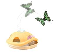 Automatic Cat Toy - Turtle Interactive Butterfly Spinner, Teaser Wand Play System, Intelligent Motion Trainer | Entertainment Equipment for Kitten Indoor Exercise Chasing Running Hunting Skill Develop
