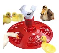 Automatic Chicken Waterer, Poultry Water Feeder with a Refilling System, Watering Cups, Water Distributeur Drinker for Ducks, Chicks, Turkeys, and Quail, 11.81 Inches
