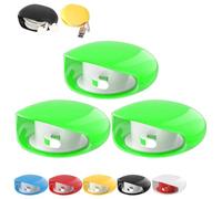 Automatic Cord Reel, 2026 New Retractable Cable Winder Organizer for USB Data Charging Cables, Phone Cords, Headphone Wires, Tangle-Free Portable Storage Case (Green,3PCS)