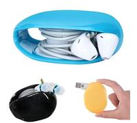 Automatic Cord Reel,Automatic Retractable Extension Cord Reel, Retractable Power Cord Reel Take-Up For Usb Cables, Headphone Cable, Data Charging Cable Tangle(1Pc blue)