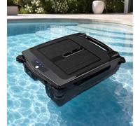 Automatic Cordless Solar Pool Skimmer Cleaner for All Pools, Dual Charging, 2 Speeds, Smart Obstacle Avoidance, 99.9% Debris Removal & IPX7, Strong Suction, 3.4L Waste Drawer