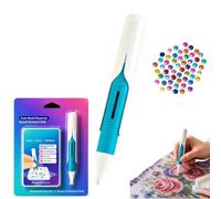 Automatic Diamond Painting Bead Dispenser,Diamond Art Tools Pen No Wax Needed,Comfortable Grip Design,Speed Paint,Diamonds Art Accessories Kit for DIY Crafts for Adults,For 2.8mm Round Drills，Blue