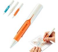 Automatic Diamond Painting Bead Dispenser,For 2.8mm Round Drills | Diamond Art Automatic Bead Dispenser Pen,No Wax Needed Art Pen,Ergonomic Grip,For Diy Craft Lovers,Adults Accessories Kit，Orange