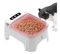 Automatic Dog Feeder - Auto Sensor Cat Feeder, Timed Food Dispenser | Dry Pet Bowl for Small Pets, Kitten & Puppy Feeder with Portion Control, Smart Pet Food Dispenser for Scheduled Feeding