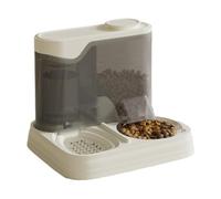 Automatic Dog Feeder, Puppy Food and Water Dispenser, Splash-Proof 2-in-1 Feeding Dispenser, Ideal for Travel, Multi-Pet Households, Kitchen, Bedroom, Vacation, Indoors