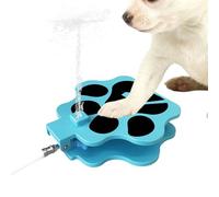 Automatic Dog Fountain, Step-on Waterer, Outdoor Pet Sprinkler, Hose Connected Hydration Play Park, Backyard Summer Cooling Supply Kit, Training Equipment for Park, Kennel, Camping, 22.5x22x6.7cm