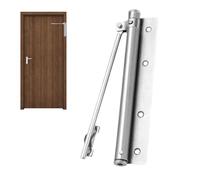 Automatic Door Plus proche - Mini porte tampon à faible bruit | Porte en acier inoxydable plus proche sans perçage | Closes de porte silencieuse pour maisons privées et salles de conférence