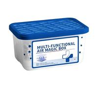 Automatic Dust Box - Long Lasting Hair Removal System, Smart Dust Collecting Air Purifier with Filtration, Pet Hair Cleaning Device, Home Bathroom Closet Basement Car RV Room Air Care Solution