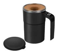 Automatic Electric Mixing Cup - Rechargeable Stirring Mug, Coffee Mug with LCD Display | Coffee Mixer for Milk, Protein Shake, Mixed Drinks, Portable Mug for Travel, Stirring Mug for Beverages