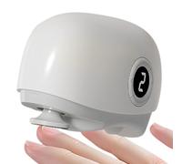 Automatic Electric Nail Clipper, USB Rechargeable Fingernail Grooming Tool, Quiet 3 Speed Mechanism, Scraps Storage Included, LED Nail Clippers, Ideal for Baby Care, Elderly