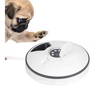 Automatic Feeder Digital Timer Automatic Pet Feeder 6 Meal Food Dispenser Dog Feeder Station for Pets Dog Cat Feeding Supplies(1#)