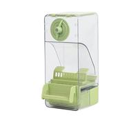 Automatic Feeder for Bird, Top Fill Hummingbird, Feeding Station, Bird Cage Food Container for Parakeets, Cockatiels, Canaries, Parrots, 3.74x4.13x8.07 inches