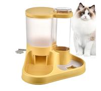 Automatic Feeders for Dogs - 2 in 1 Food and Water Dispenser Set | Pet Feeder Station, Siphon Water Bowl for Cats Dogs Rabbits, Large Capacity Auto Feeding Tool for Home Or Outdoor Use