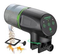 Automatic Fish Feeder, 360-Degree Rotation Dispenser, 6.69x4.33 inch Feeder with 200ml Capacity, Timer Feeding Tool, Modern Aquarium Style, Fish Provider for Betta and Guppy
