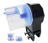 Automatic Fish Feeder - Battery Powered Food Dispenser, Aquarium Feeding Machine | Vacation Weekend Aquarium Feeding Solution Fish Turtle Shrimp, Smart Rotation Feeder Timer for Tank Home Pet Store