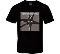 Automatic for The People REM Rock Music Fan T Shirt Black