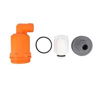 Automatic Gas Vent Valve | High Hardness PP, Excellent Sealing Prevents Leaks | For Heating Systems/Radiators/Industrial Use | G1 Bottom G1 / 2 Top Thread, High Flow Rate (Fast Type 6632A PP)