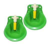 Automatic Goat Water Bowl - PP 600ml Livestock Waterer 19.5x15x7cm | Bol à boire de ferme pour les goujons en forme de mouton et bâton de vie | Mangeoire à eau pour animaux pour une utilisation