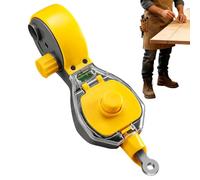 Automatic Ink Line Reel - Leak Proof Chalk Tool, Self Retracting Marking For Woodworking And Construction Layout, Durable Precision Measurement Professional Carpenter Accessory | Workshop Craft Builde