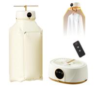 Automatic Ironing Machine, Portable Clothes Dryer with Remote Control, Compact Foldable Dryer Machine, Fast Drying with Adjustable Timer, for Home, Travel, Apartment