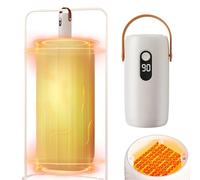 Automatic Ironing Machine - Portable Fast Drying, 110V-220V Small Clothes Dryer with Inflatable Shirt Ironing | (EU Plug)Smart Hot Air Portable Dryer for Dorm, College, Hôtel, RV, Home, Business Trip