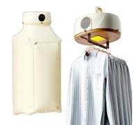 Automatic Ironing Machine, Portable Handheld Steamer and Vertical Steam Iron with Remote Control for Clothes, Compact Garment Care for Home Use and Travel (Beige)