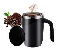 Automatic Magnetic Stirring Coffee Mug, Auto Stirring Coffee Mug, Self Stirring Coffee Mug Rechargeable, Self Stirring Coffee Cup, Electric High Speed Mixing Coffee Mug for Coffee Milk Tea (Black)