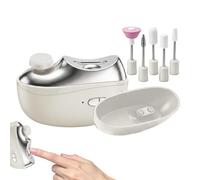 Automatic Nail Clipper, LED Lighted Manicure Tool With Replacement Bits