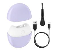 Automatic Nail Cutter - Low Noise Mode Grooming Tool for Fingernails Toenails | Compact ABS Housing with Precision Blade, Integrated Debris Collector, LED Illumination for Adults Elderly Youth