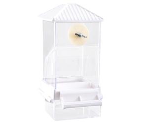 Automatic Parrot Feeder - Large Capacity Food Dispenser, Bird Feeders for Outside Anti-Spill Food Dispenser for Bluebird Cardinal Finch Sparrow Small Birds Outdoor Backyard Garden Hanging Feeder Bird