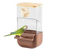 Automatic Parrot Feeder,Large Capacity Food Dispenser - Outdoors Husks Separation Parrots Food Dispenser with Perch for Outside and Garden Decoration