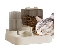 Automatic Pet Feeder, 2 in 1 Pet Food Dispenser and Waterer, Large Capacity Dog Food Storage, PP Build, 560g Lightweight, for Cats and Dogs, Hassle, 9.25inch