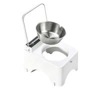 Automatic Pet Feeder Bowl with Sensor Lid - Stainless Steel ABS Smart Cat Food Dish USB Powered 22x19x16cm 625g Motion Activated Open Close Design - Smart Feeding Solution - for Cats and Small