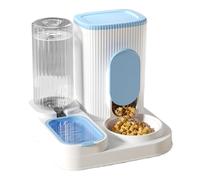 Automatic Pet Feeder, Puppy Food Dispenser, Multi Functional Pet Bowl, Removable Water Bowl and Easy to Refill, Best for Small to Medium Pets, 10.83x10.71x10.24 inches