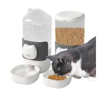 Automatic Pet Feeders - Distributeur de nourriture à sec | Distributeur de nourriture pour chat | Distributeur large capacité pour animaux chiens Puppies Kittens Rabbits Automatic Cat Feeder and Water