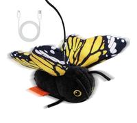 Automatic Pet Teaser - USB Rechargeable Butterfly Toy, Indoor Kitten Chaser