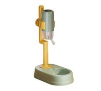 Automatic Pet Water Dispenser - 20.47in Adjustable Height Cat Dog Water Feeder | 750ml Leakproof PP Ceramic ABS Bottle | Indoor Waterer for Puppies Kittens Pets