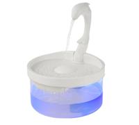 Automatic Pet Water Dispenser - LED Light Fountain, Low Noise Cat Dog Drinking Device | Quiet Hydration Accessory, Easy Clean Design, Portable Fountain Tool for Cats, Dogs, Kittens, Puppies, Pets